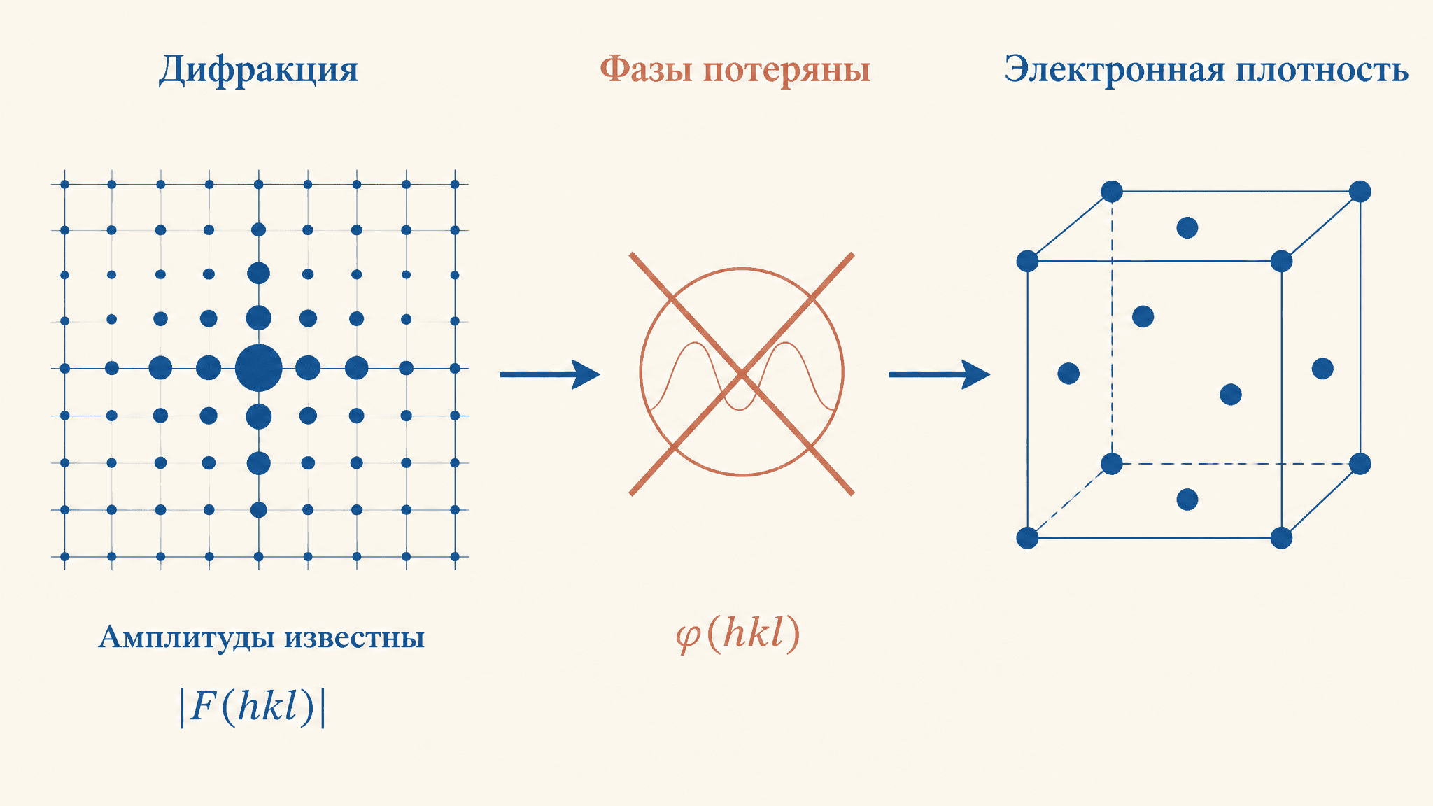 Прямые методы определения структуры: фазовая проблема