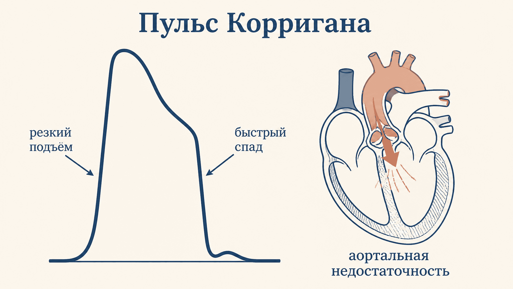 Пульс Корригана: что это, причины и как выявить