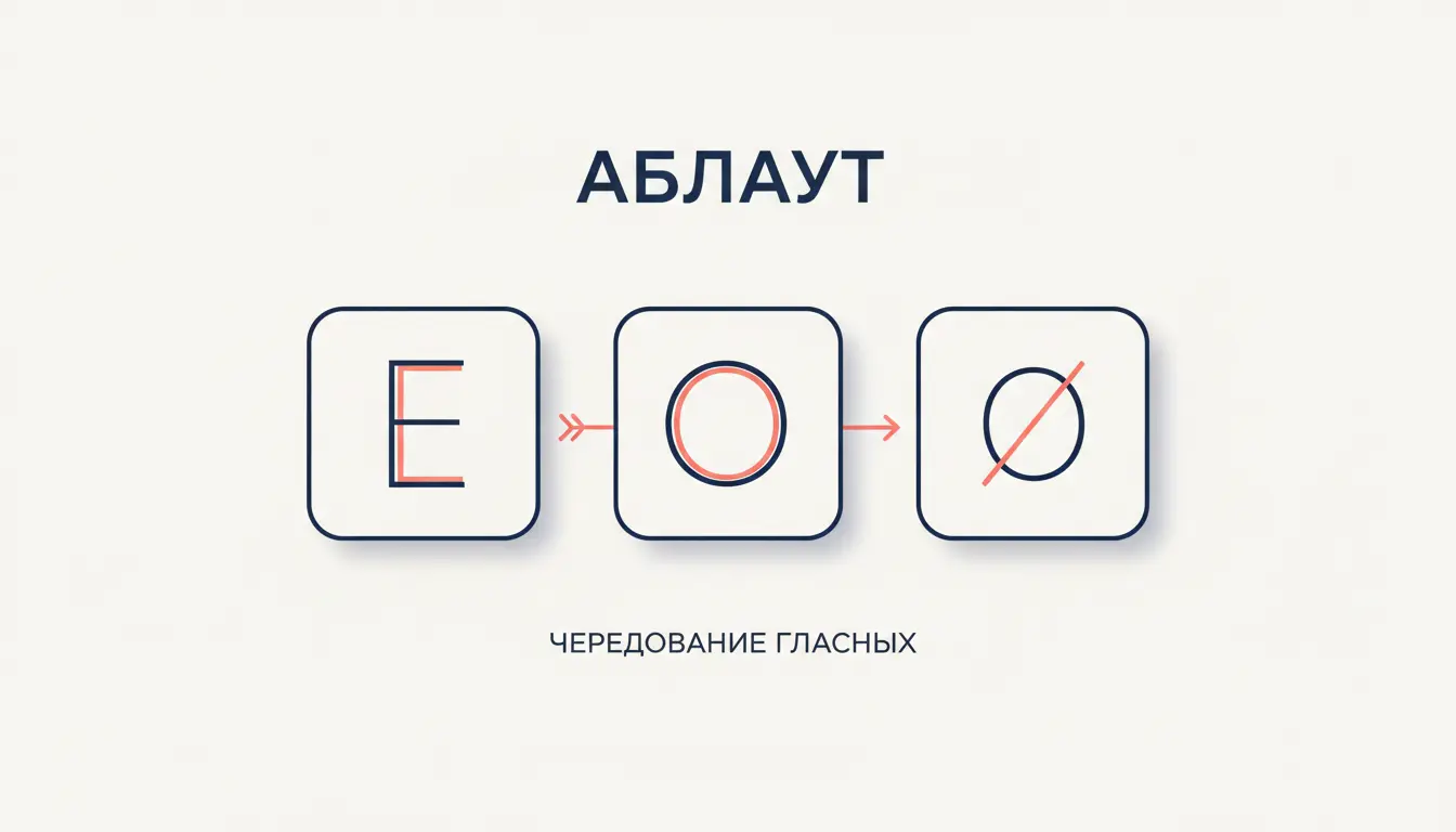 Аблаут: что это и как разбирать чередование гласных