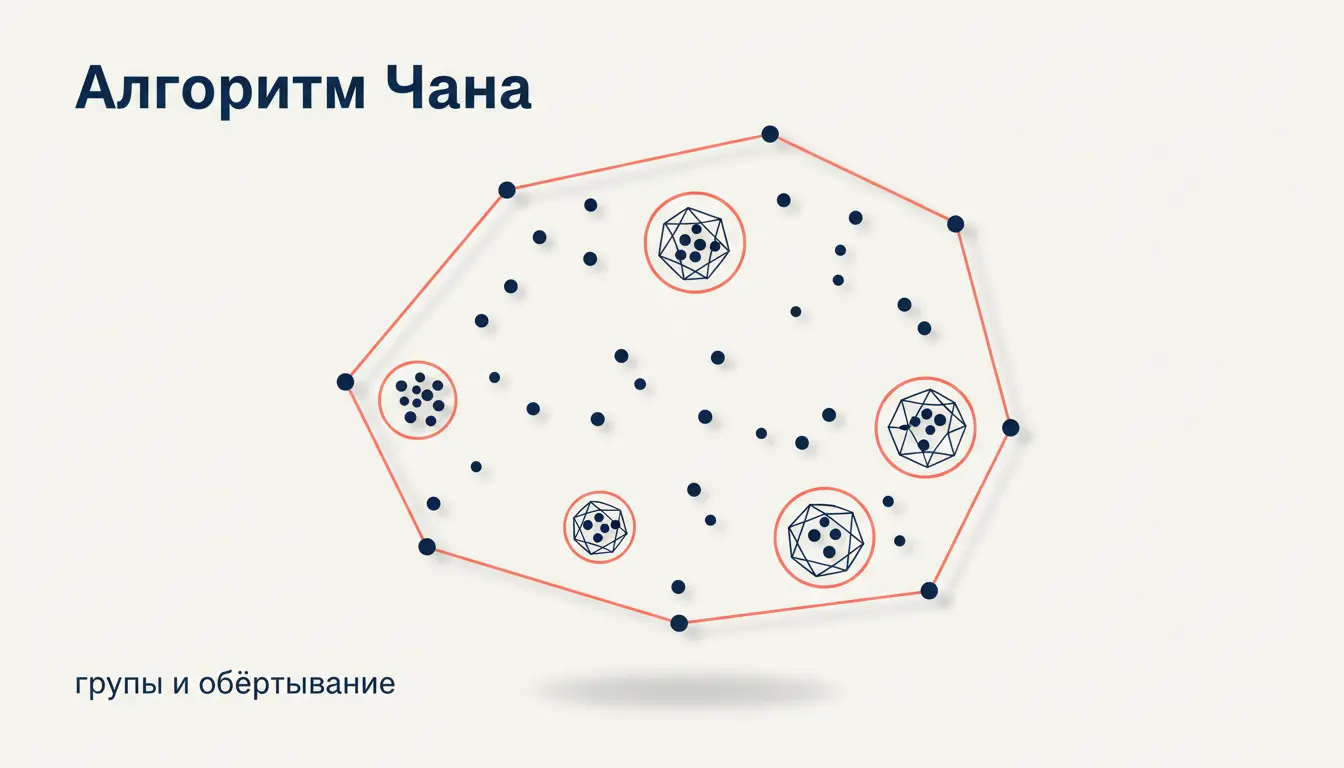 Алгоритм Чана: как строить выпуклую оболочку за O(n log h)