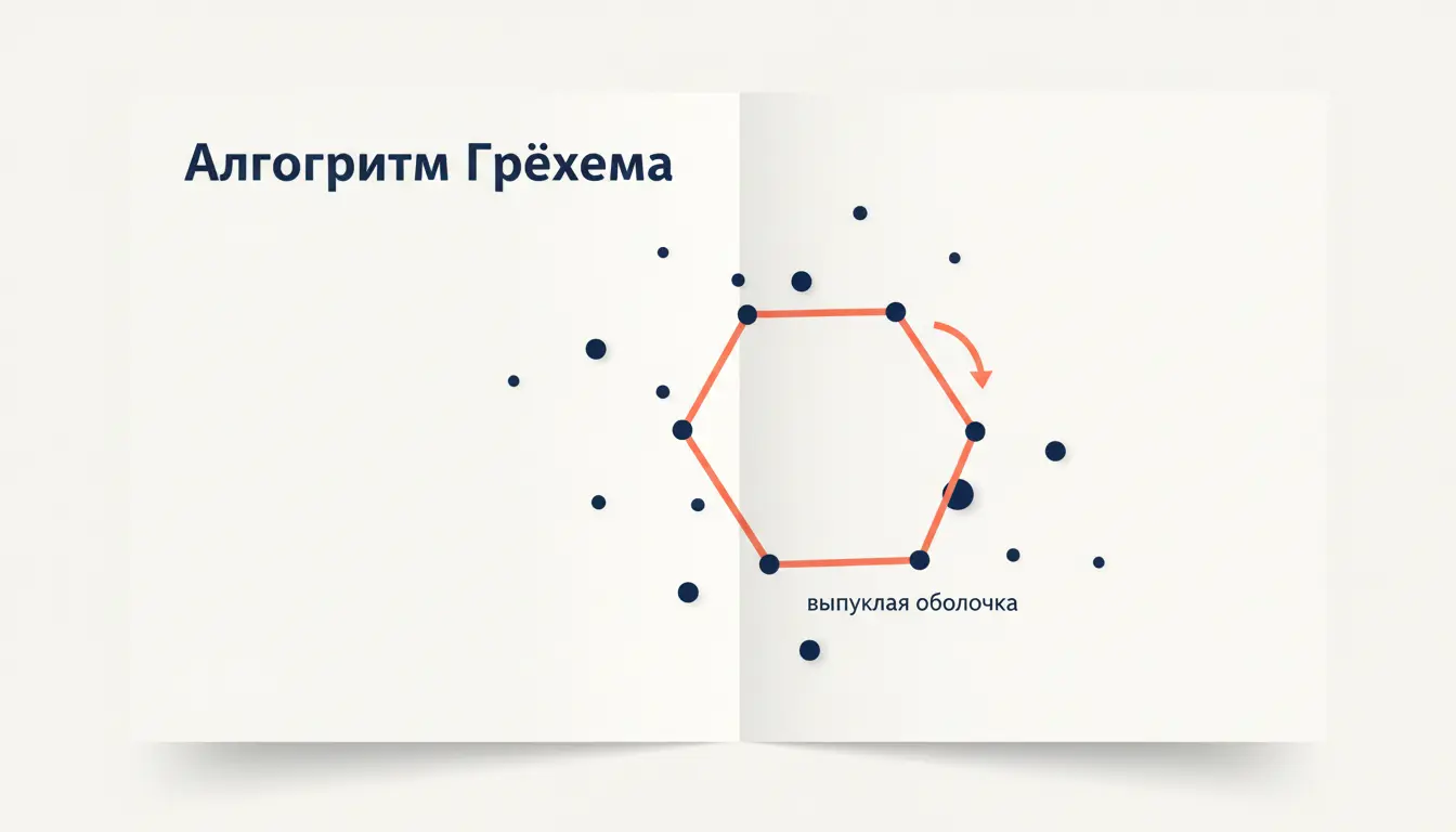 Алгоритм Грэхема: строим выпуклую оболочку точек