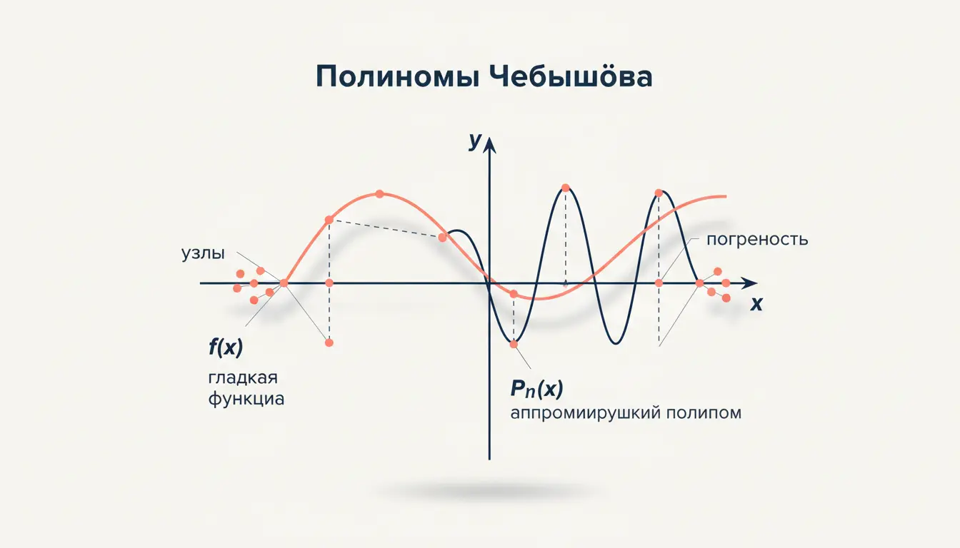Аппроксимация полиномами Чебышёва - как строить