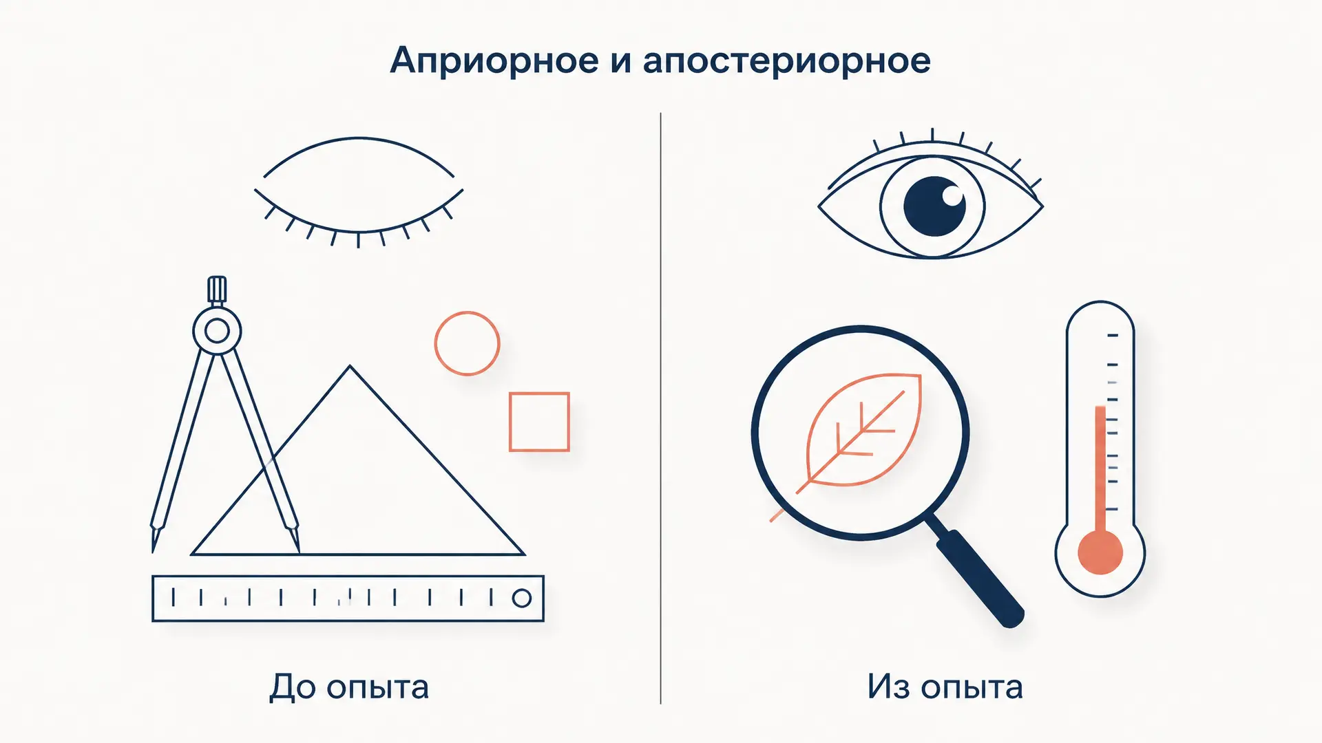 Априорное и апостериорное: деление знания у Канта