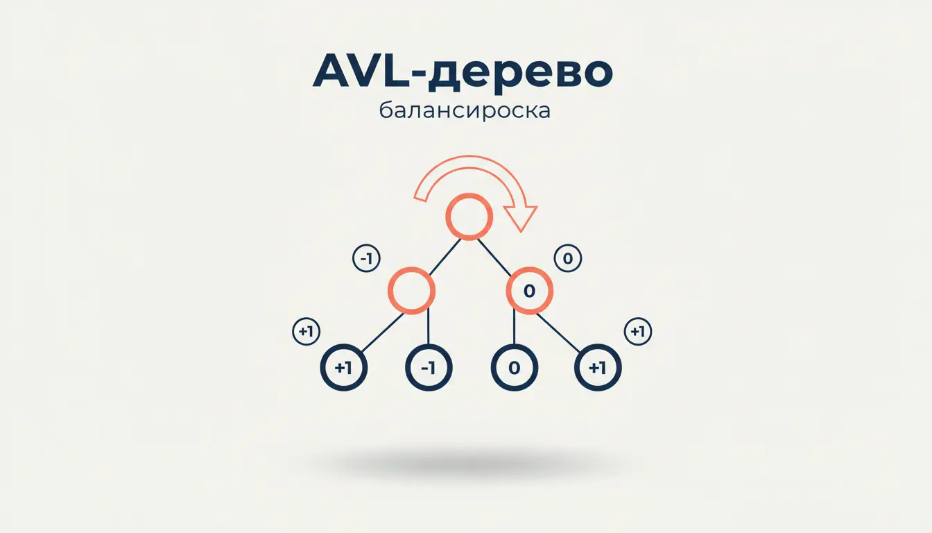 AVL-дерево: как работает балансировка и ротации