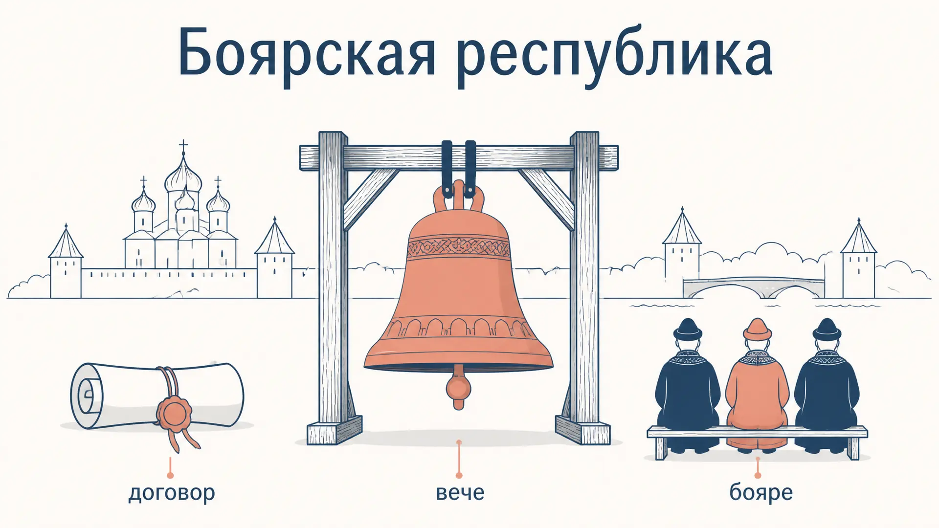 Боярская республика: устройство Новгорода и Пскова
