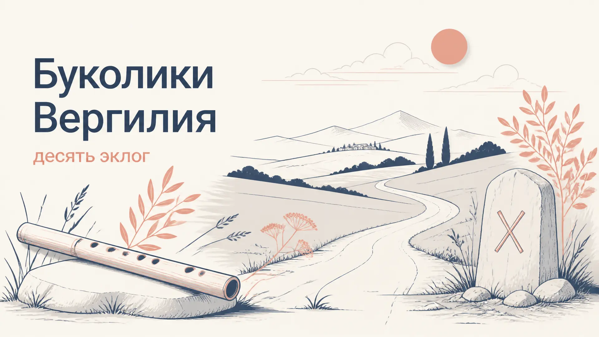 Буколики Вергилия: десять эклог и Аркадия