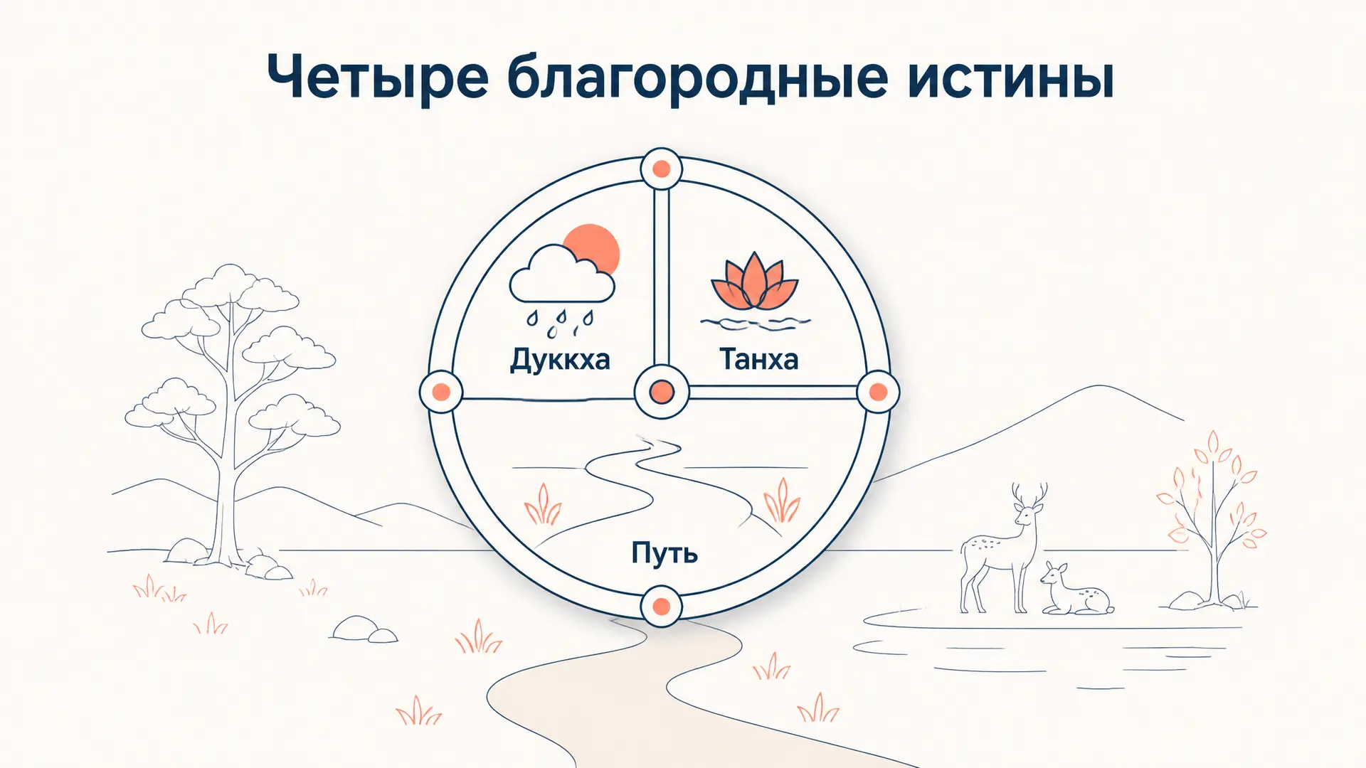 Четыре благородные истины: учение Будды