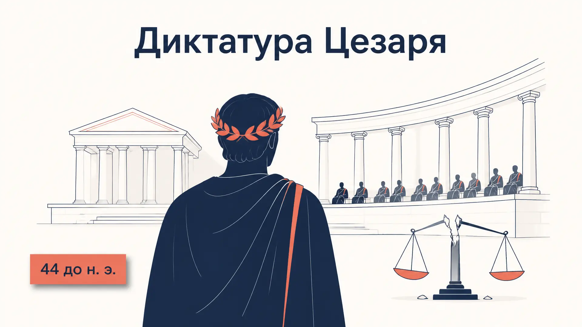 Диктатура Цезаря: путь к пожизненной власти