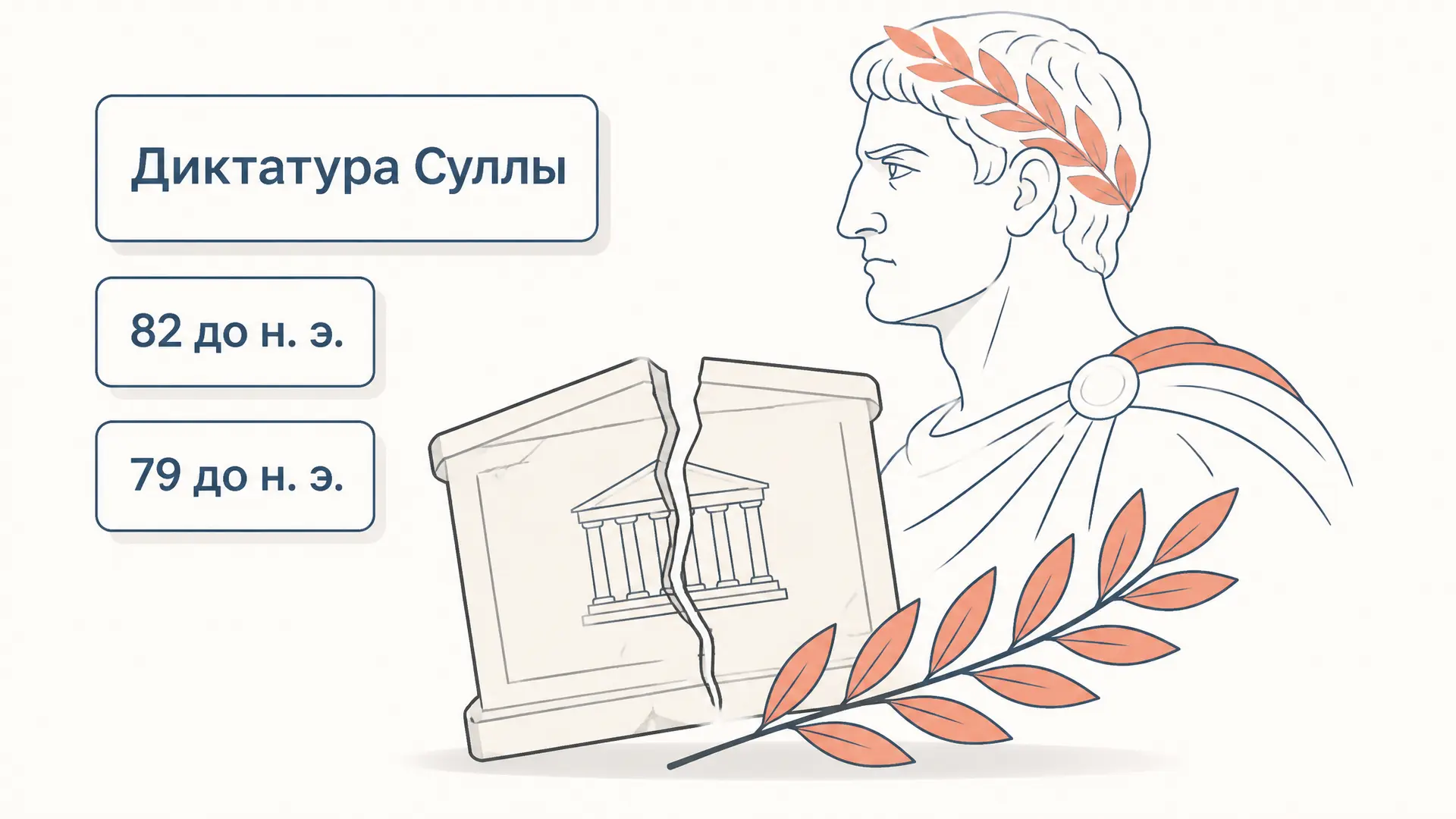 Диктатура Суллы: проскрипции и реформы Рима
