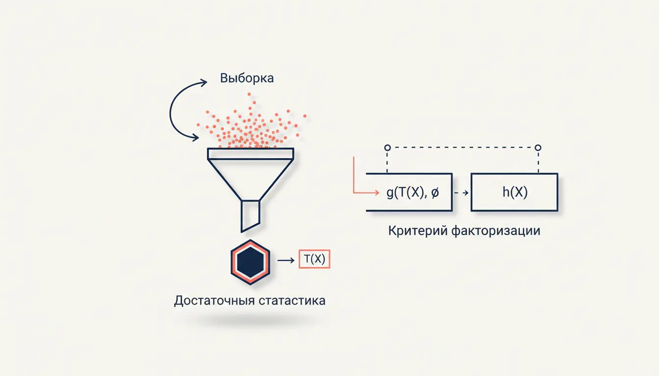 Достаточная статистика: что это и критерий факторизации