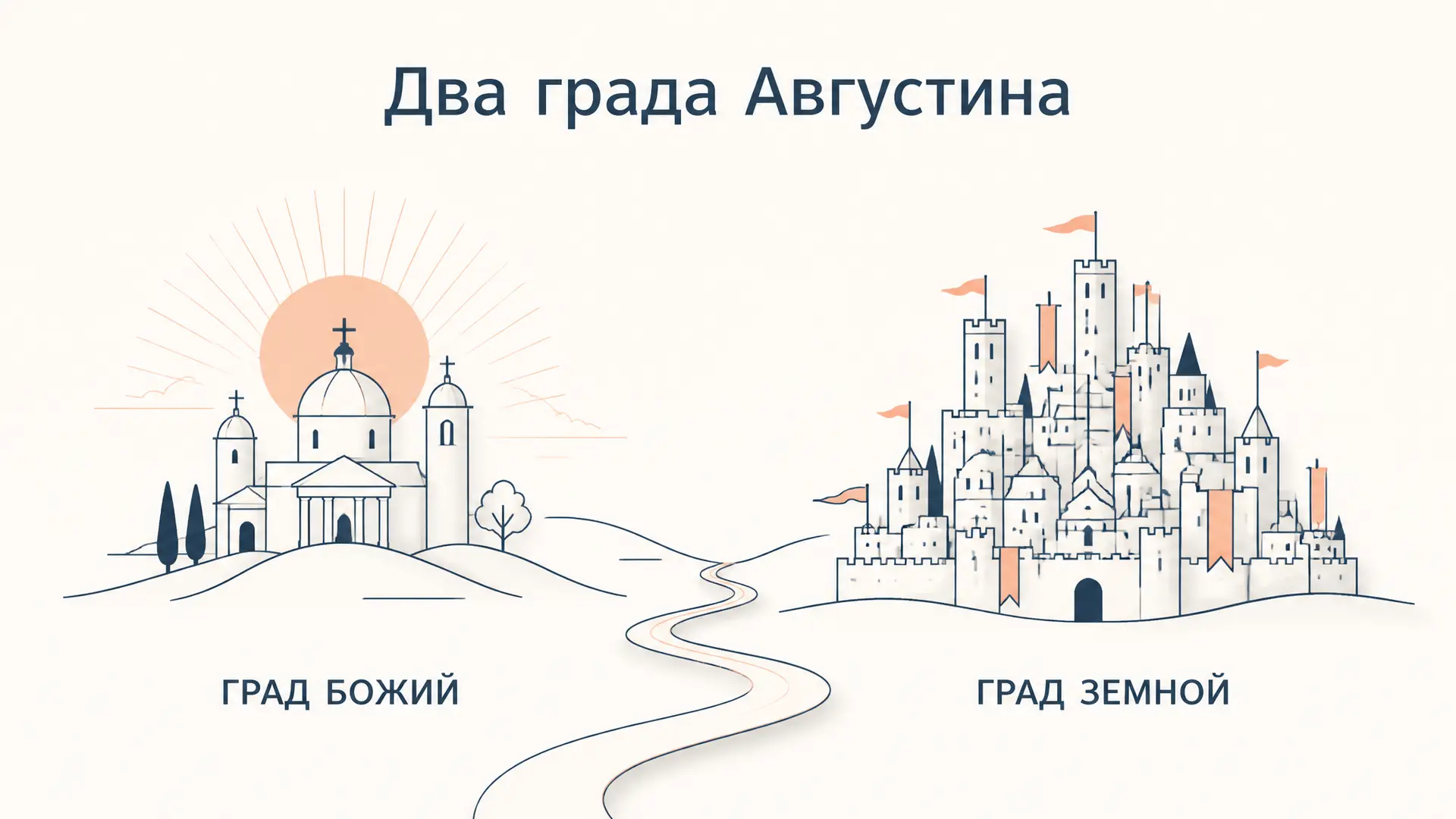 Два града Августина: земной и небесный