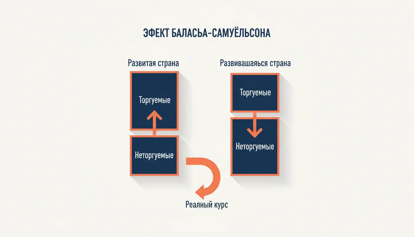 Эффект Балассы-Самуэльсона: почему услуги дороже