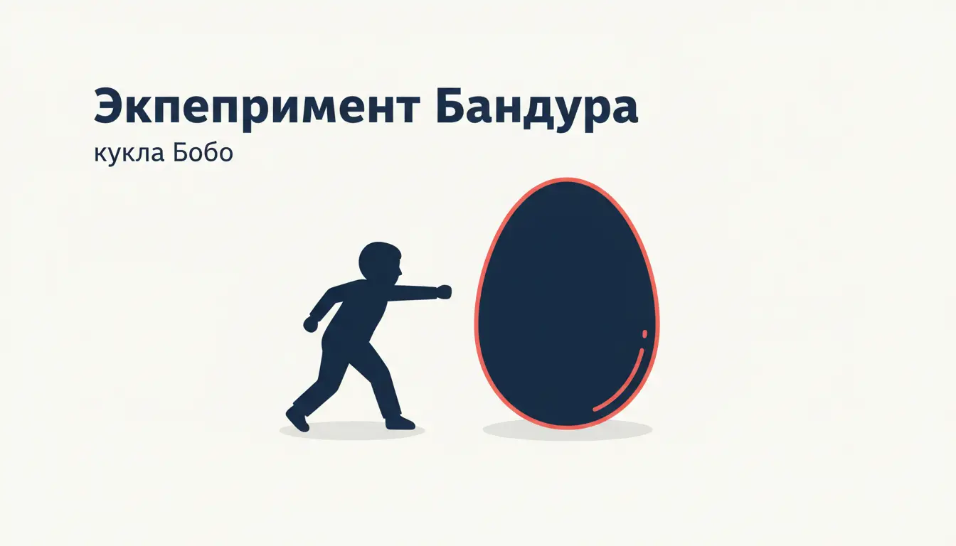 Эксперимент Бандуры с куклой Бобо