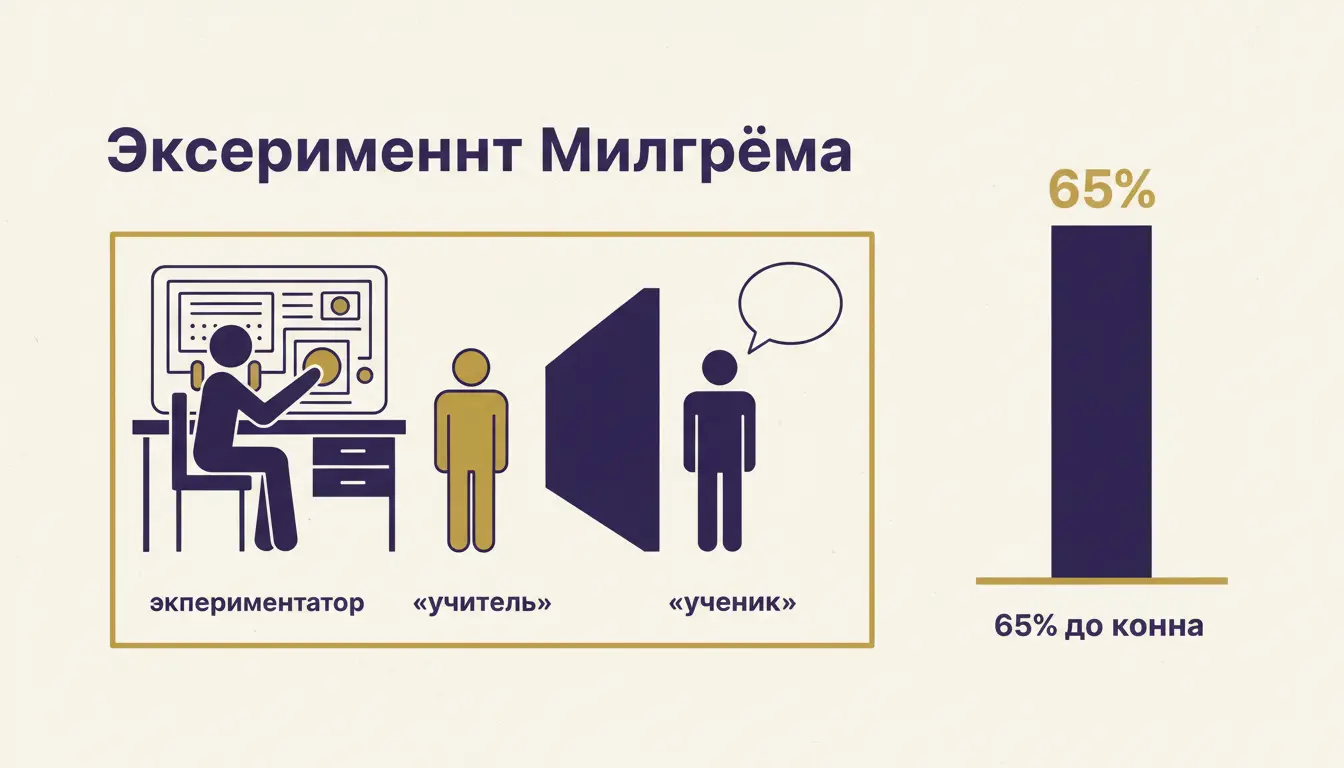 Эксперимент Милгрэма: подчинение авторитету и его пределы