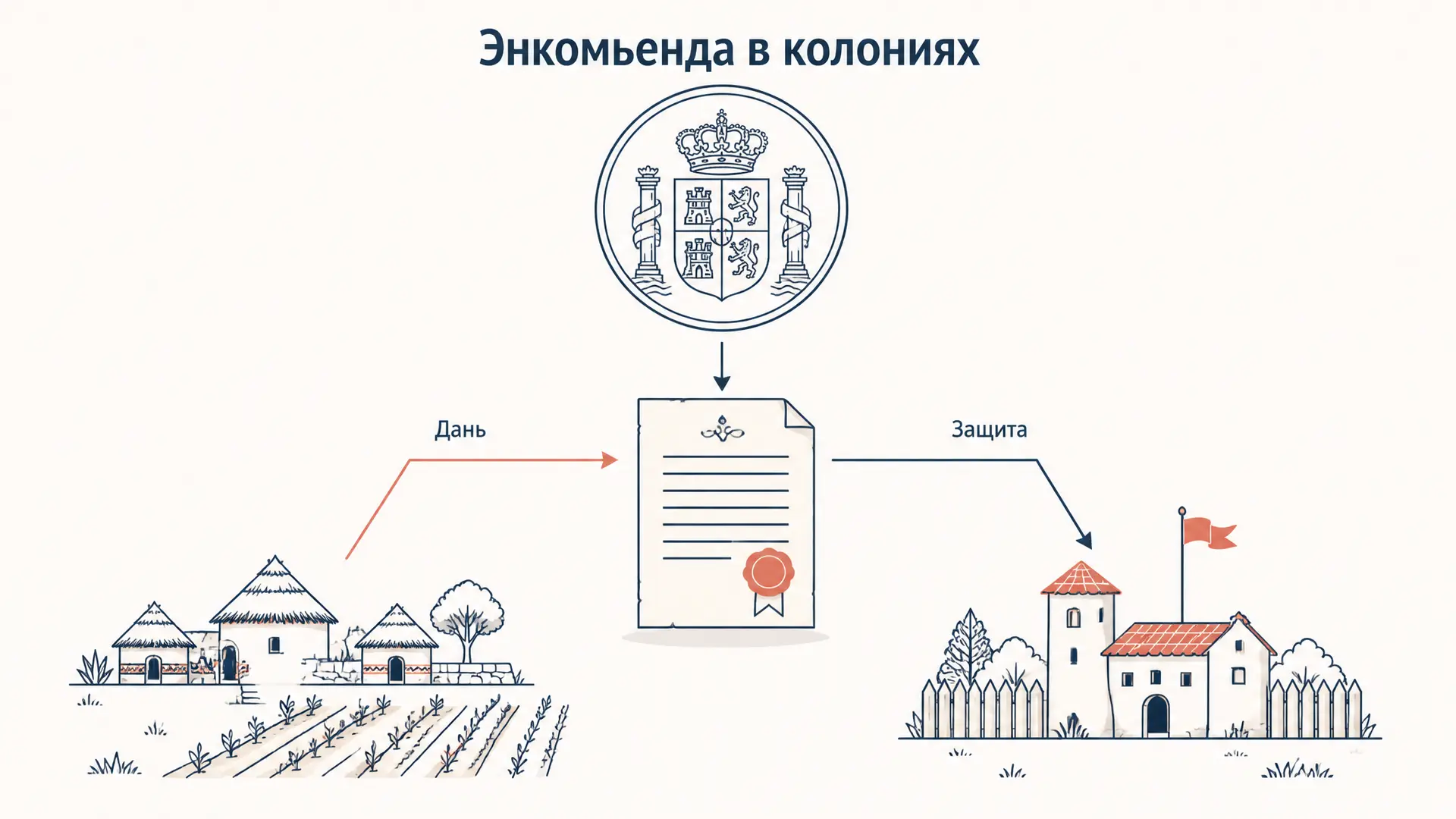 Энкомьенда в испанских колониях: как работала система