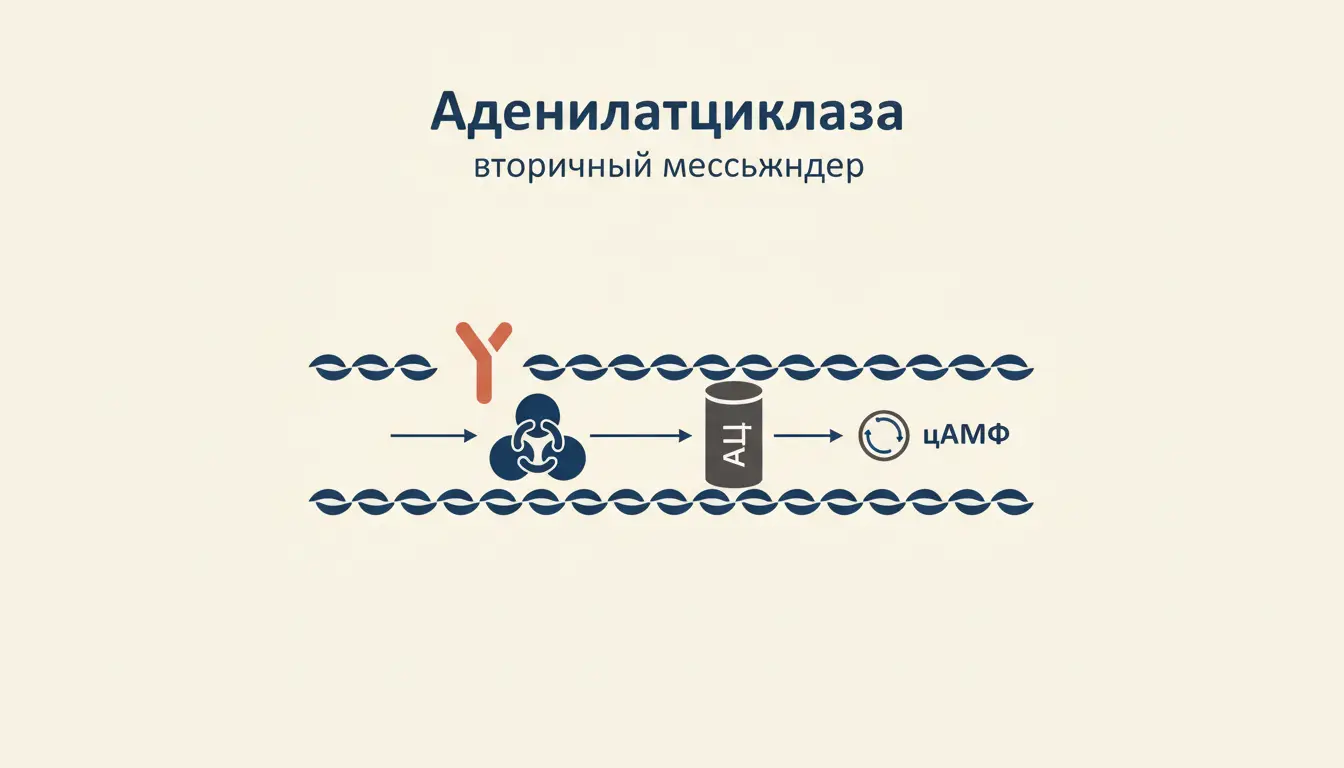 Аденилатциклаза и цАМФ: вторичный мессенджер в клетке