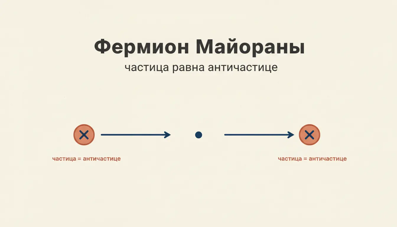 Фермион Майораны: частица, совпадающая со своей античастицей