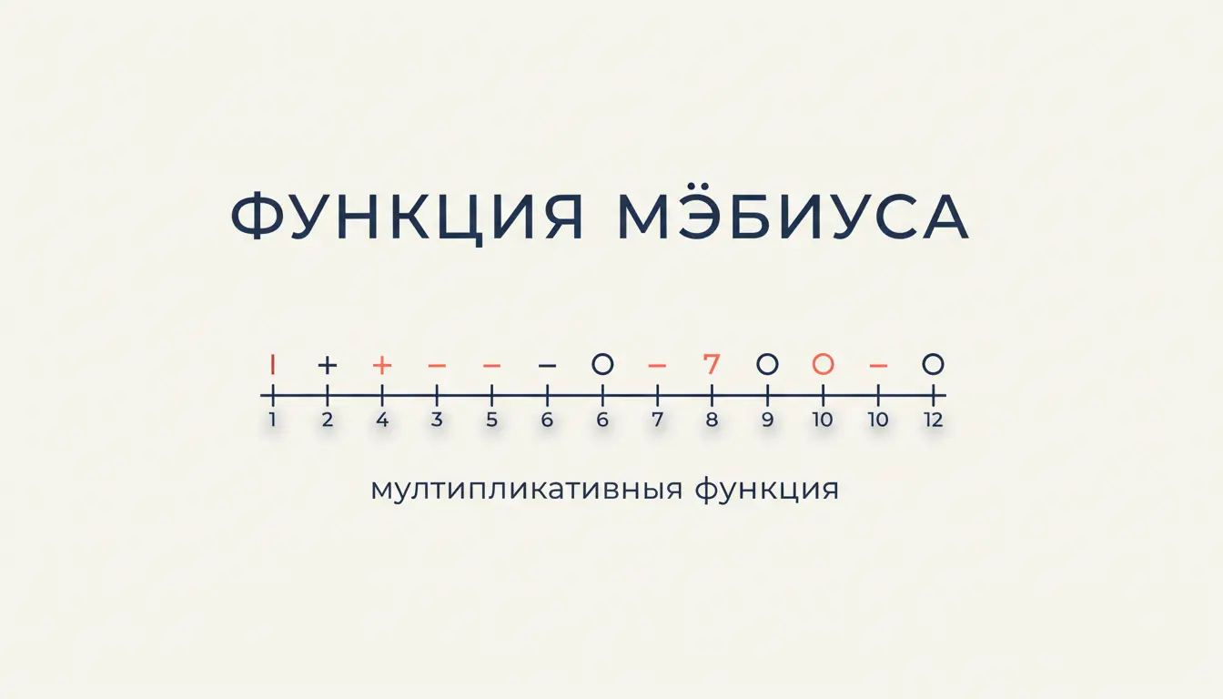 Функция Мёбиуса: определение, свойства и обращение