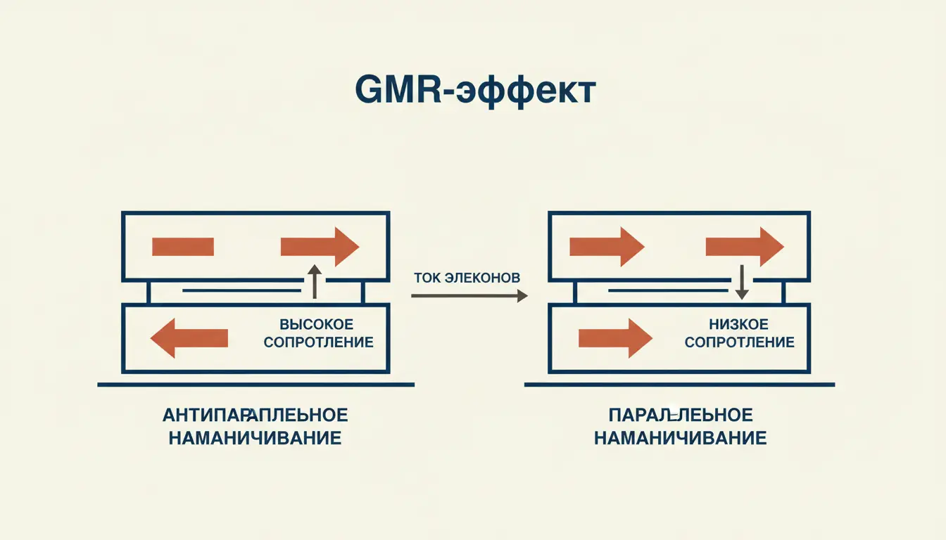 Гигантское магнетосопротивление: GMR и спинтроника