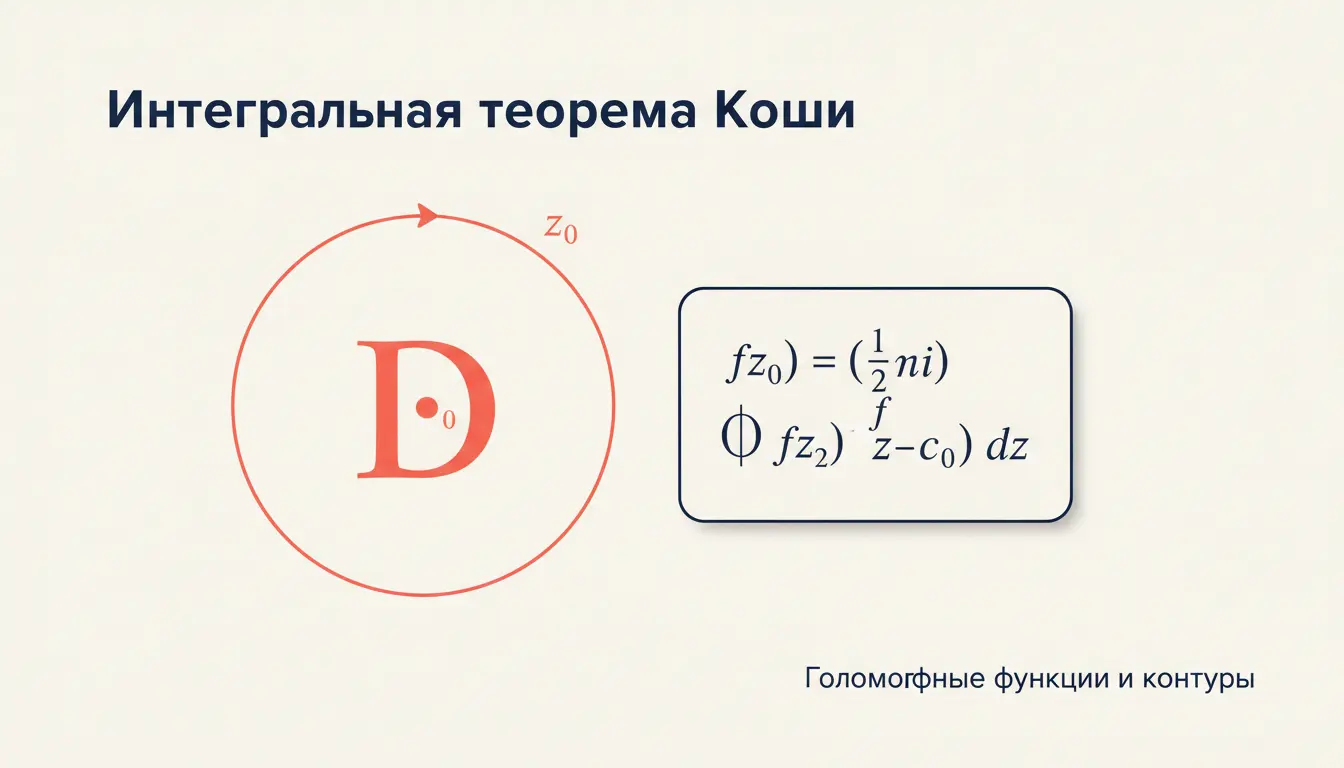 Интегральная теорема Коши: формулировка, формула и следствия