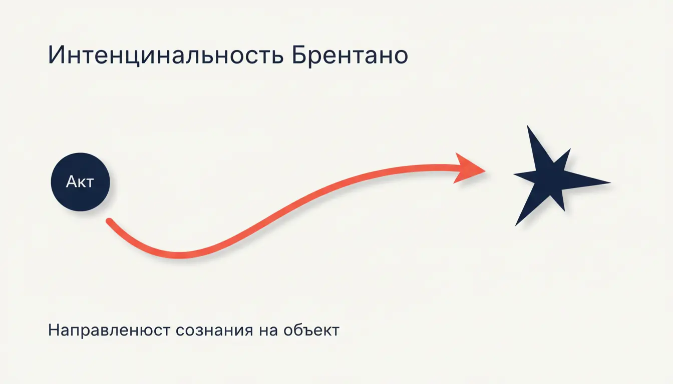Интенциональность Брентано: направленность сознания