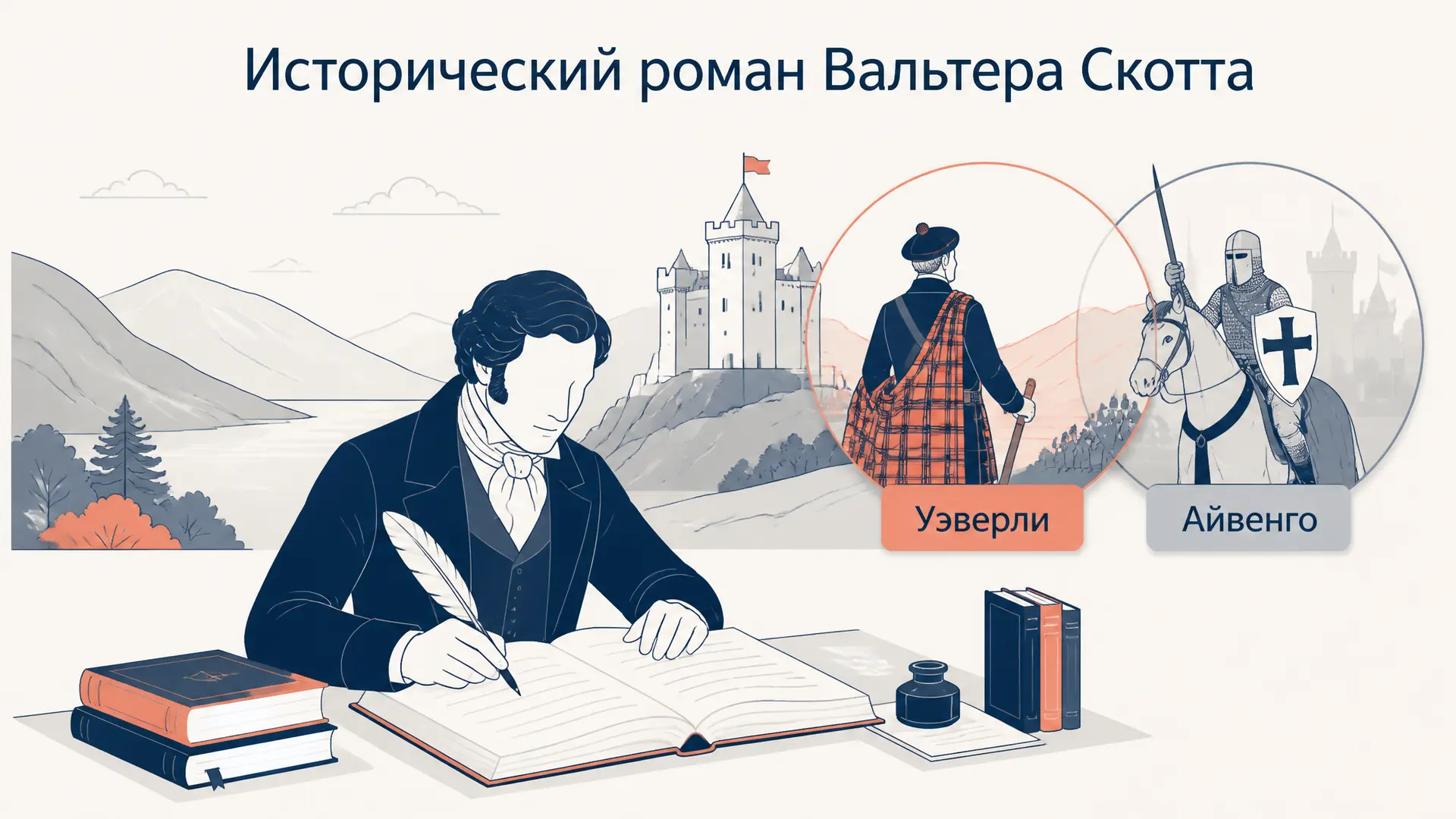 Исторический роман Вальтера Скотта: особенности