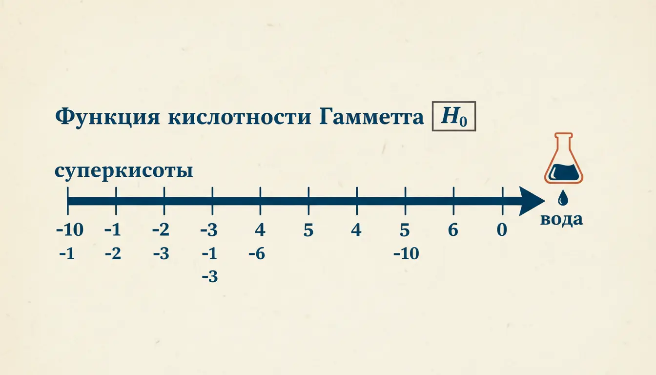 Функция кислотности Гаммета: что измеряет и как считать