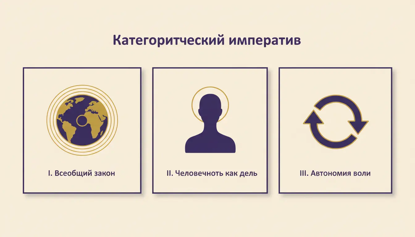 Категорический императив Канта: три формулировки и логика