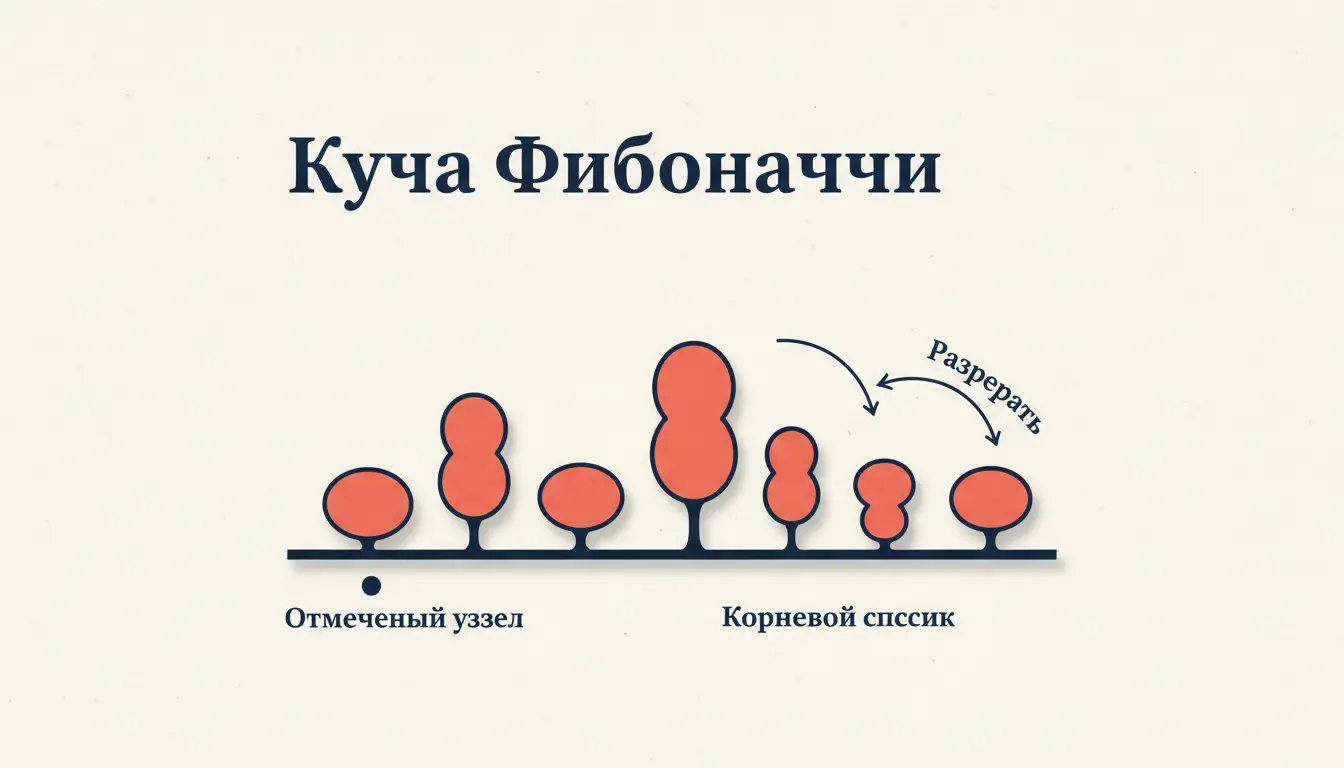 Куча Фибоначчи: ленивая структура и амортизация