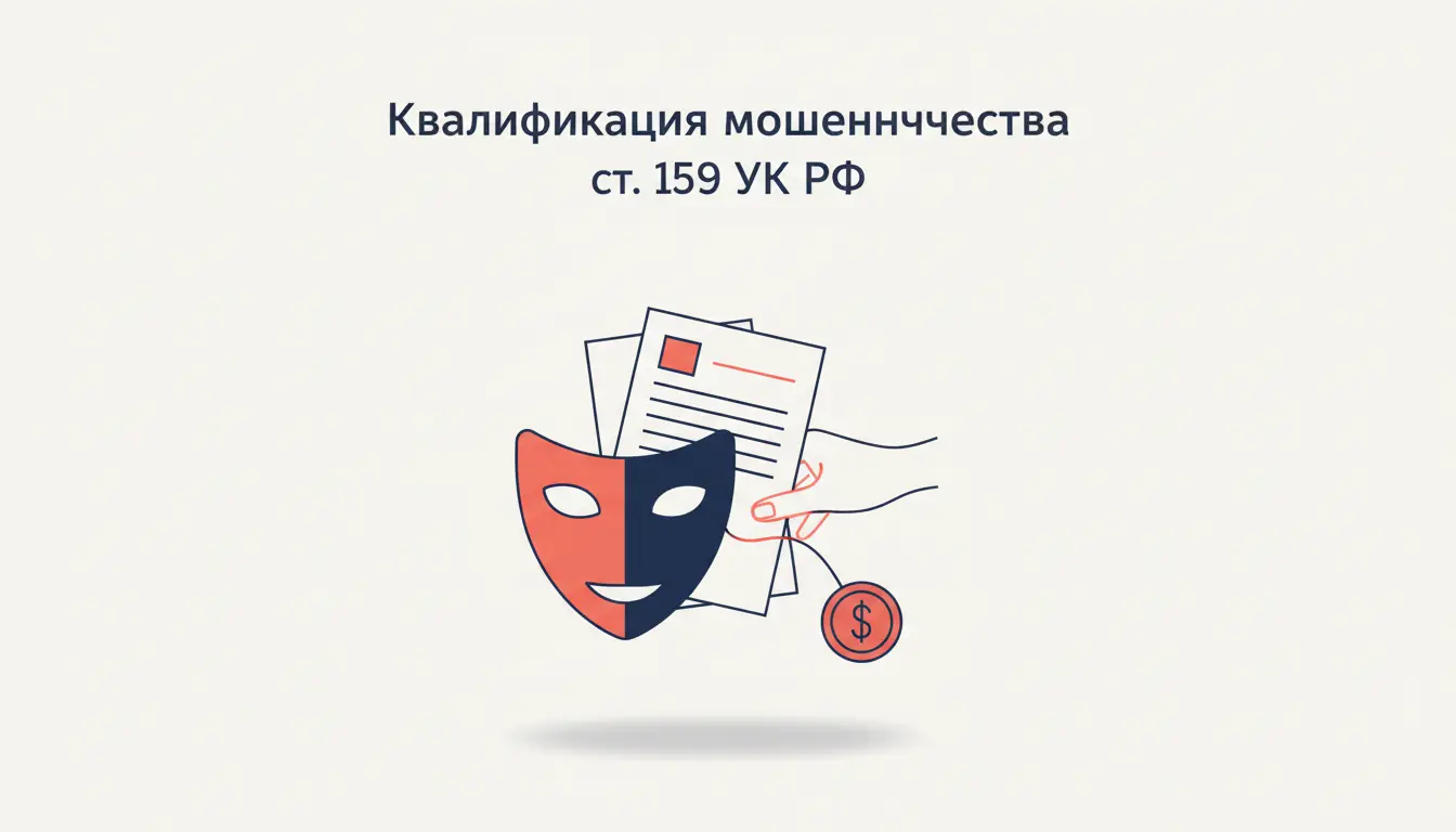 Квалификация мошенничества по составу: ст. 159 УК РФ