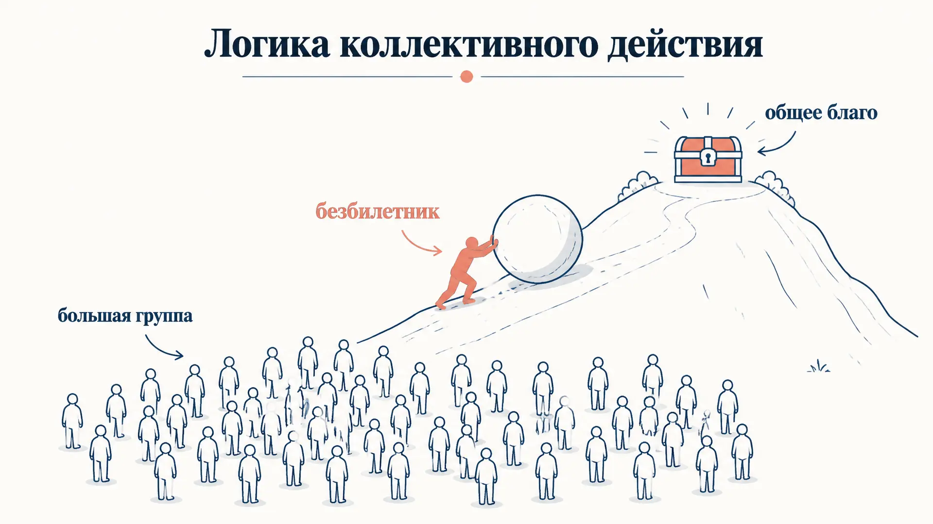 Логика коллективного действия Олсона: разбор теории