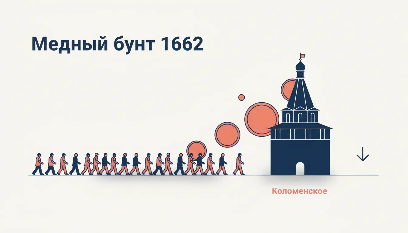 Медный бунт 1662: ход события по часам