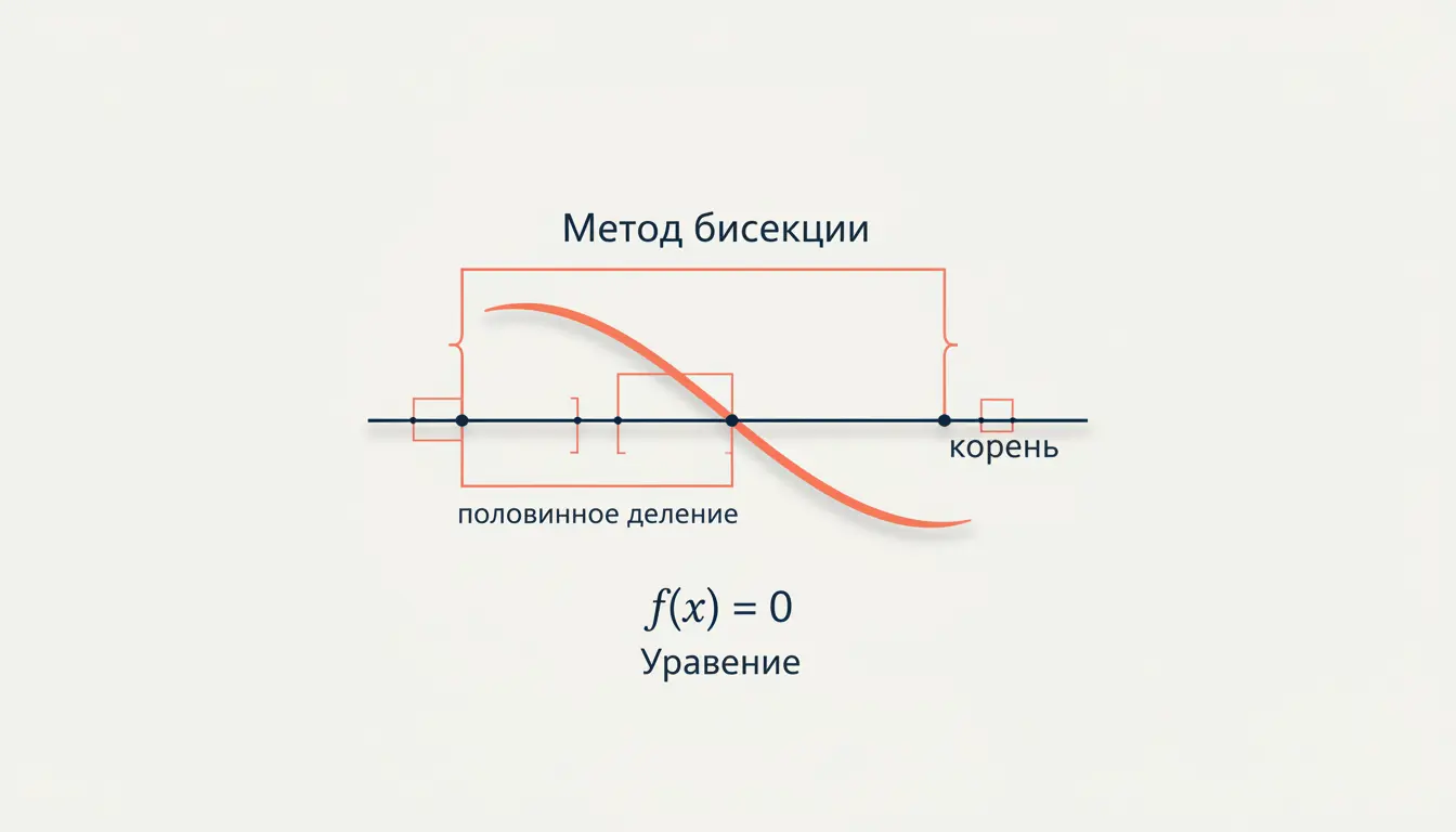 Метод бисекции (половинного деления): как это работает