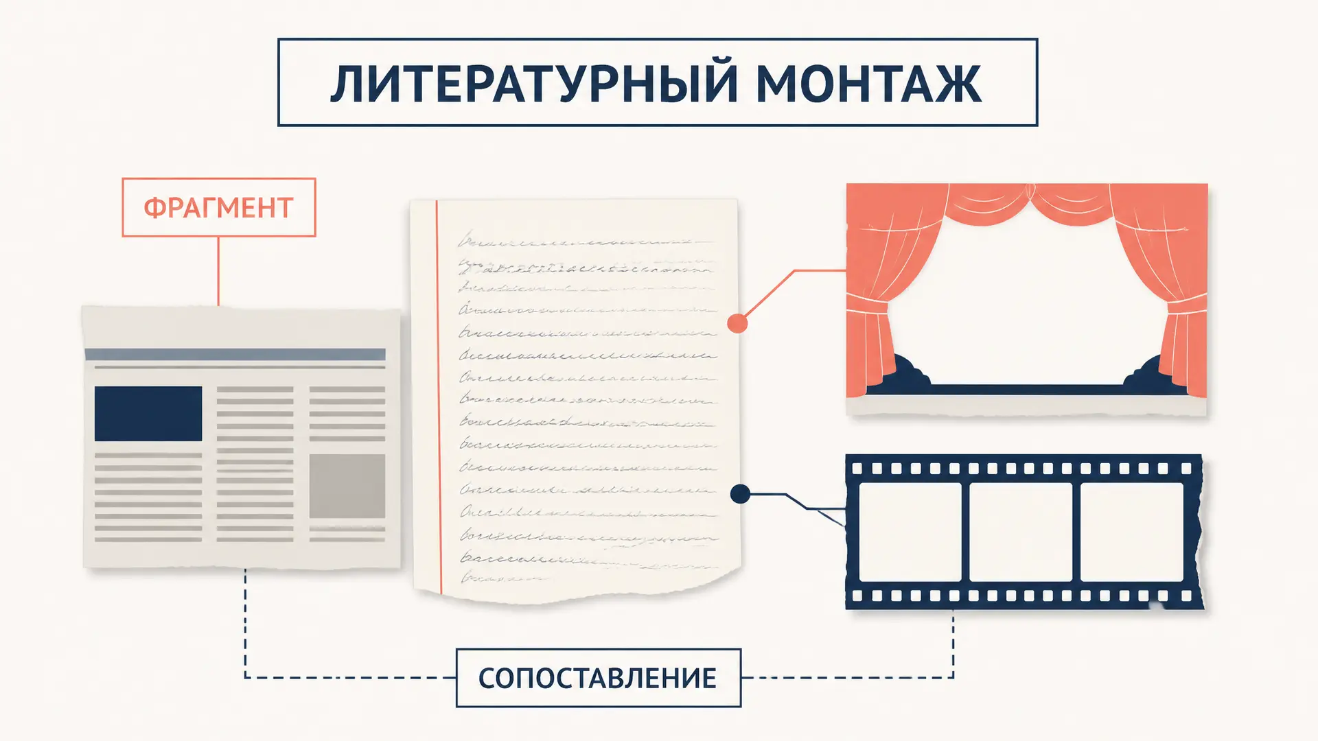 Монтаж в литературе: как читать фрагменты