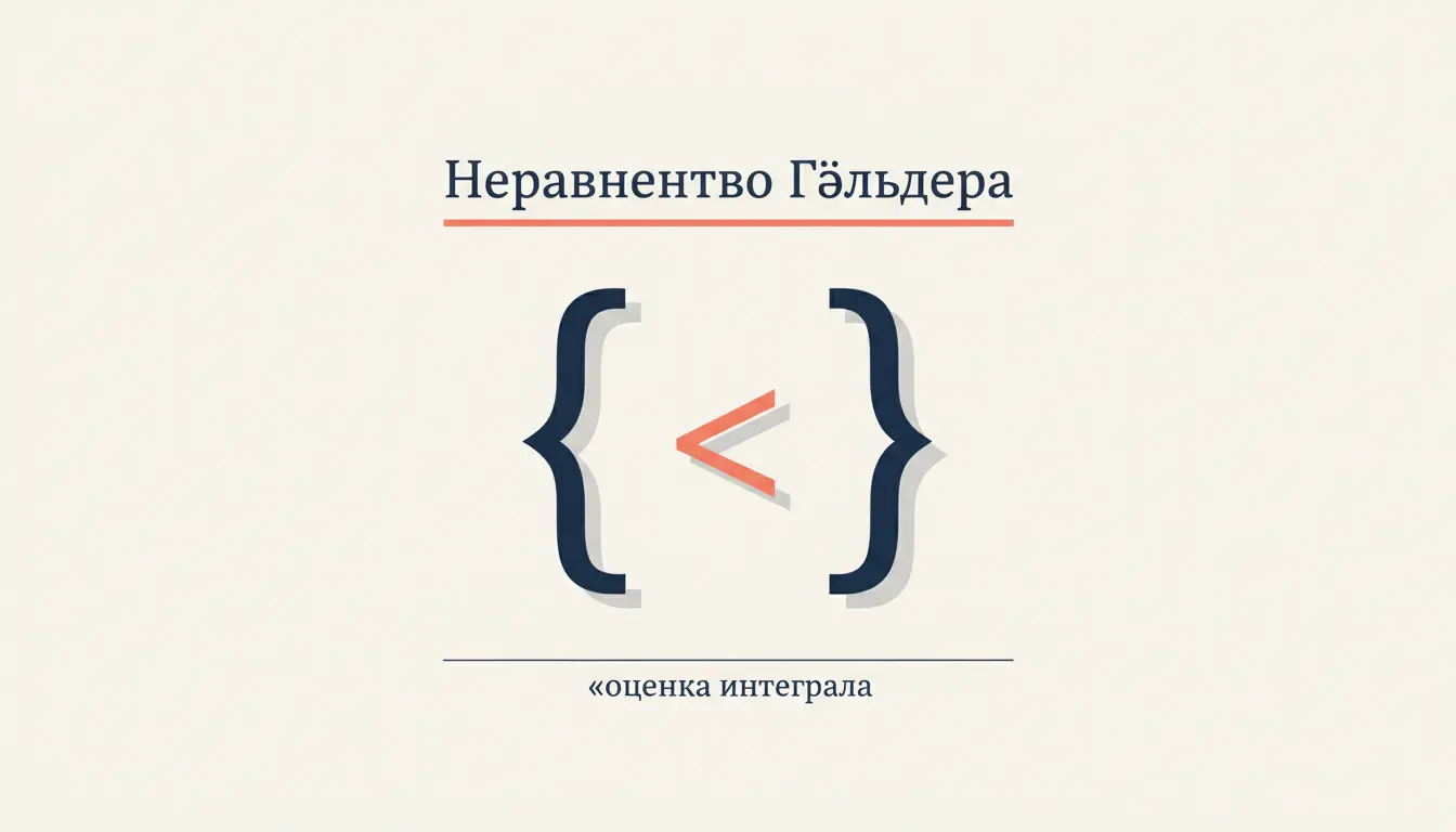 Неравенство Гёльдера для интегралов: формулы и применение