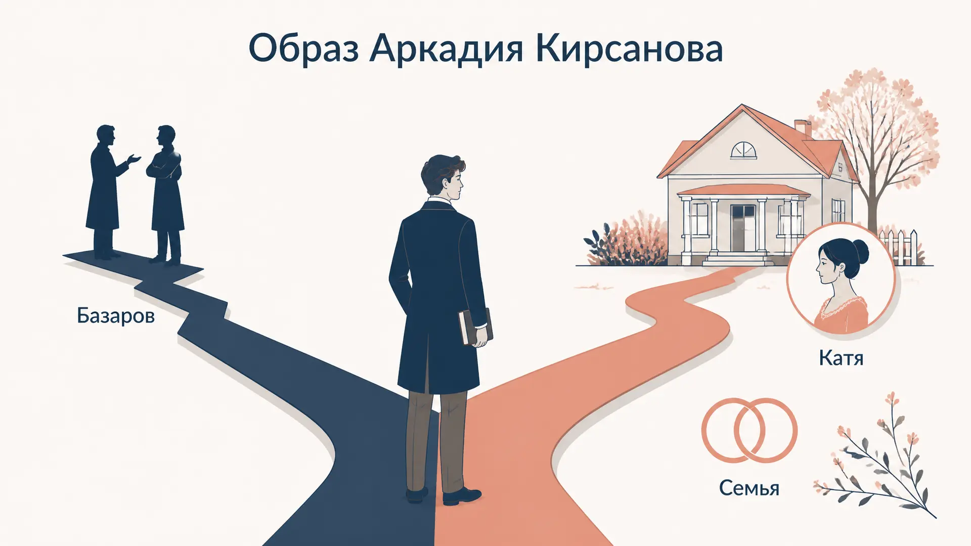 Образ Аркадия Кирсанова: путь героя