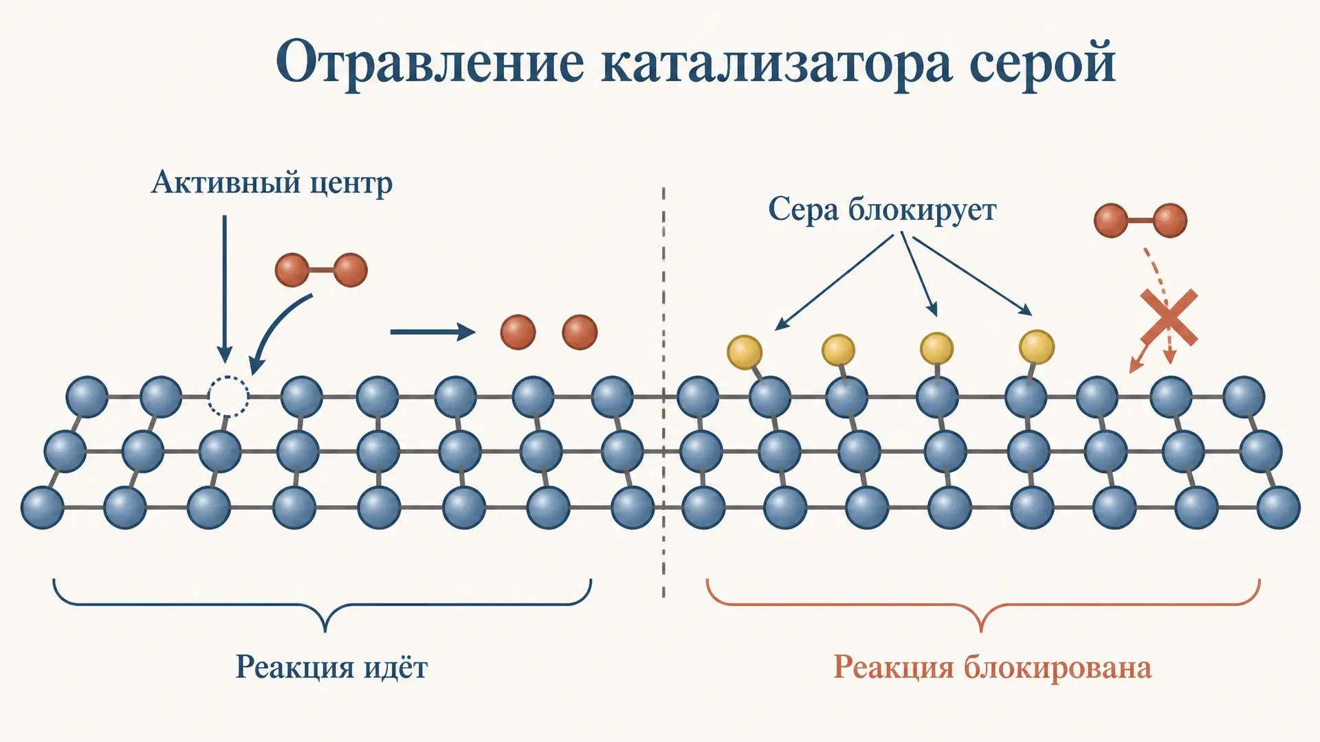 Отравление катализатора серой: механизм и как с ним бороться