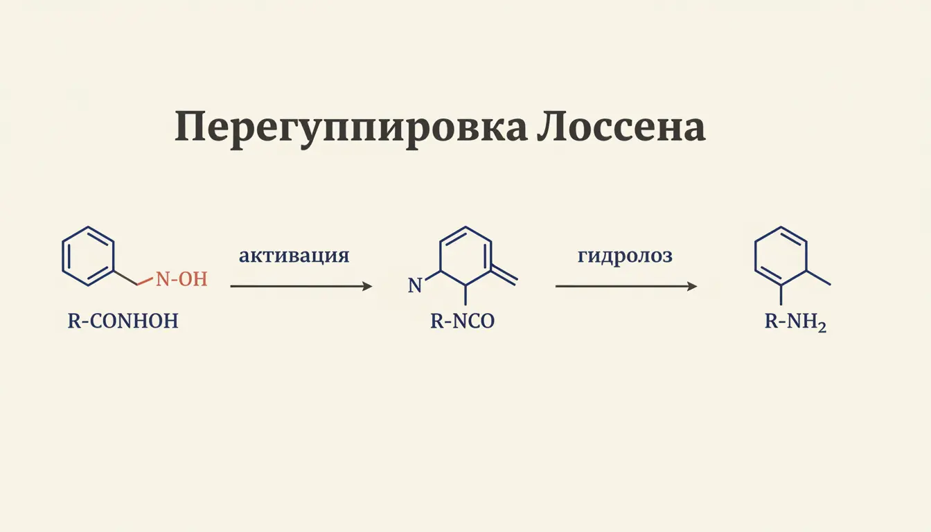 Перегруппировка Лоссена: от гидроксамовых кислот к аминам