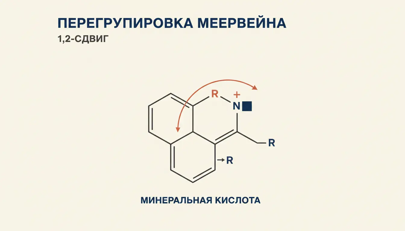 Перегруппировка Меервейна: 1,2-сдвиг у карбкатионов