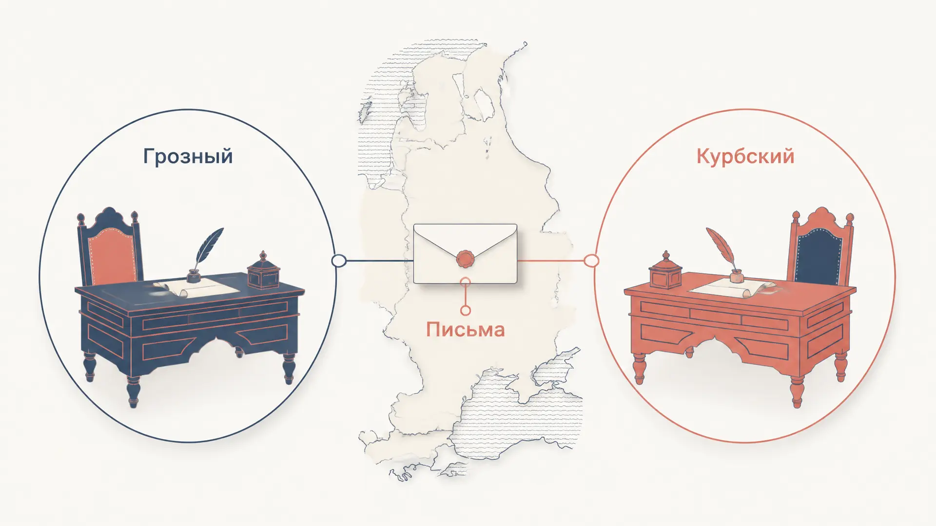 Переписка Грозного и Курбского: спор о власти
