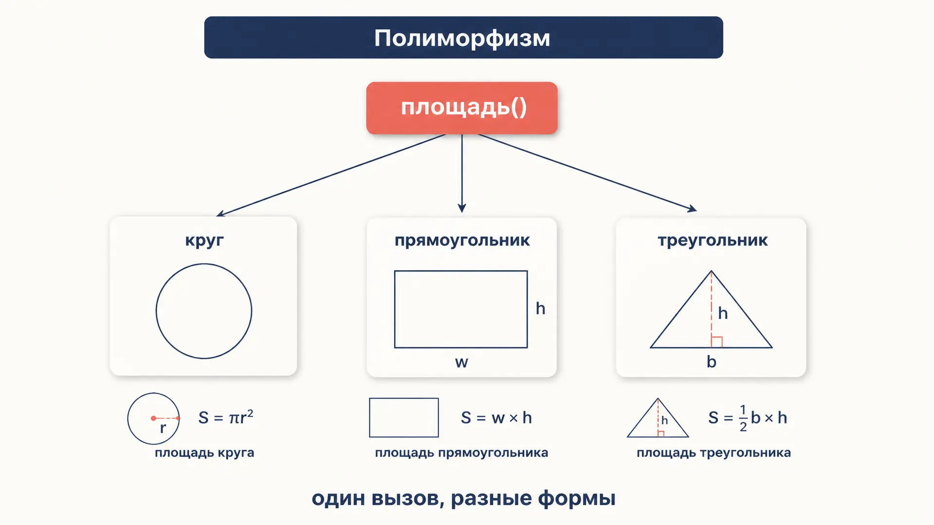 Полиморфизм в ООП: пример на простом коде и разбор