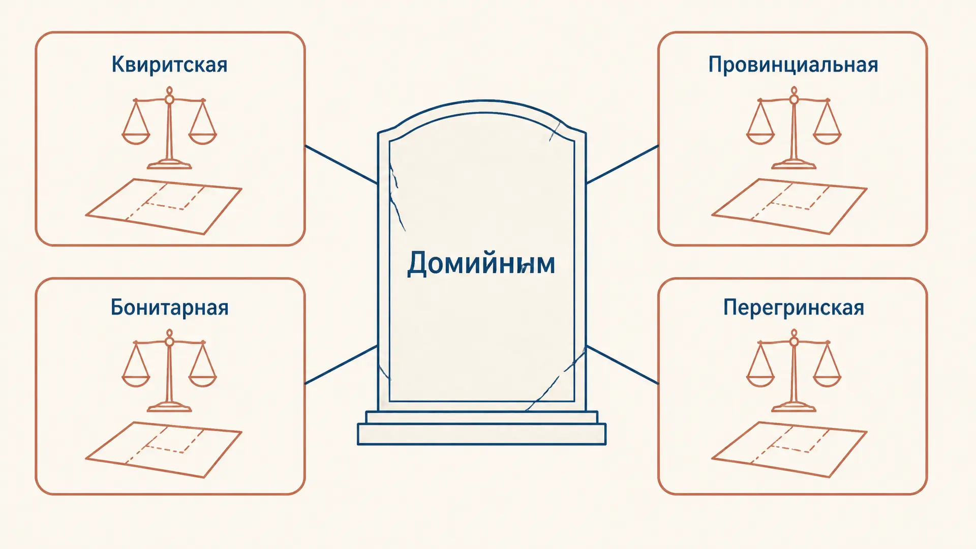 Право собственности в римском праве: виды и защита