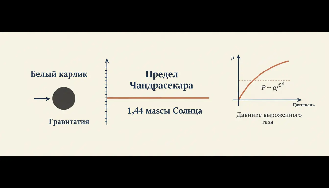 Предел Чандрасекара белого карлика: разбор
