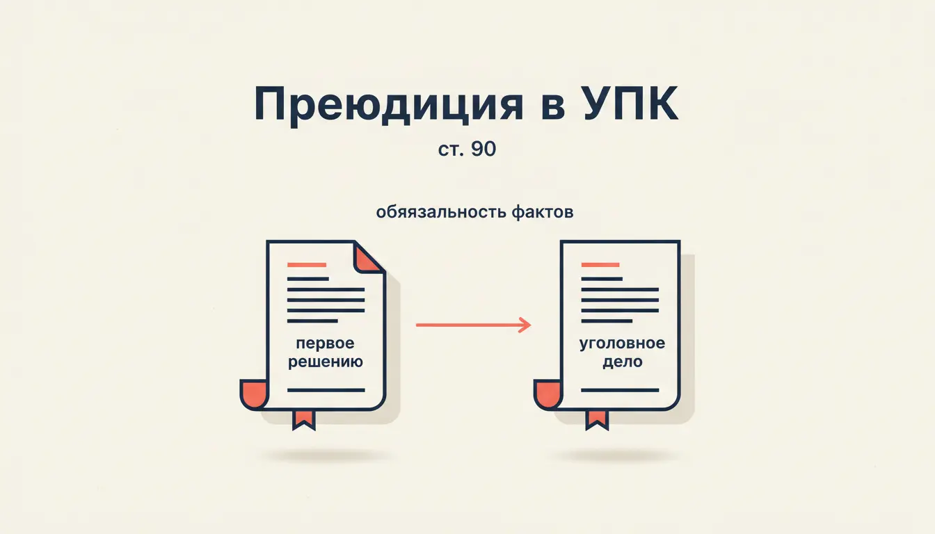 Преюдиция в УПК РФ: ст. 90 и пределы обязательности