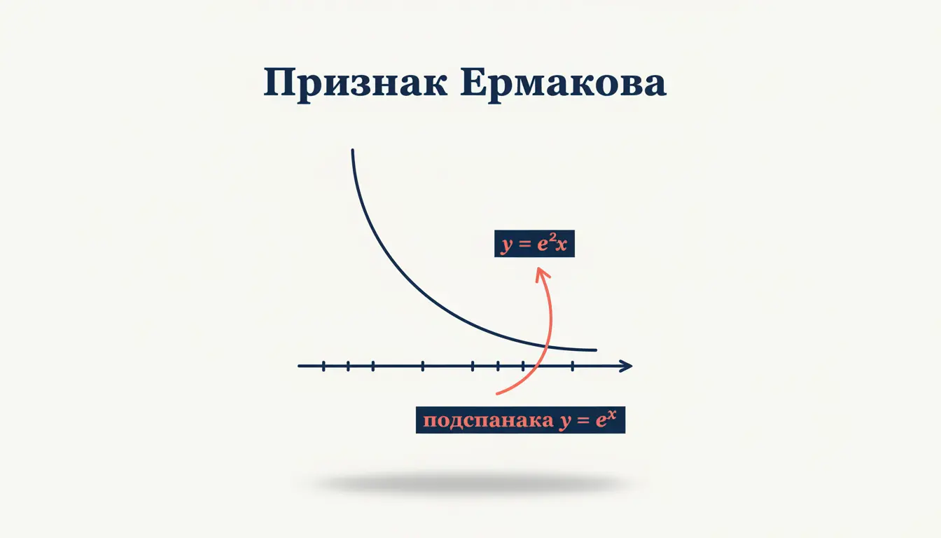 Признак Ермакова: сходимость рядов с логарифмами