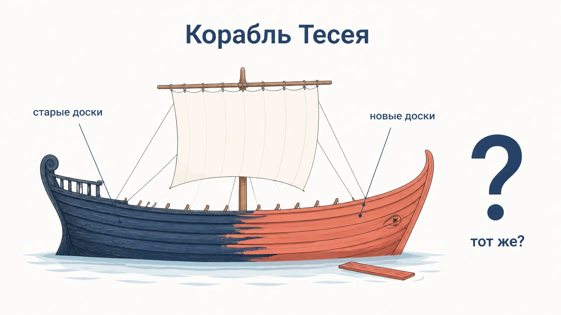 Проблема корабля Тесея: парадокс тождества и ответы