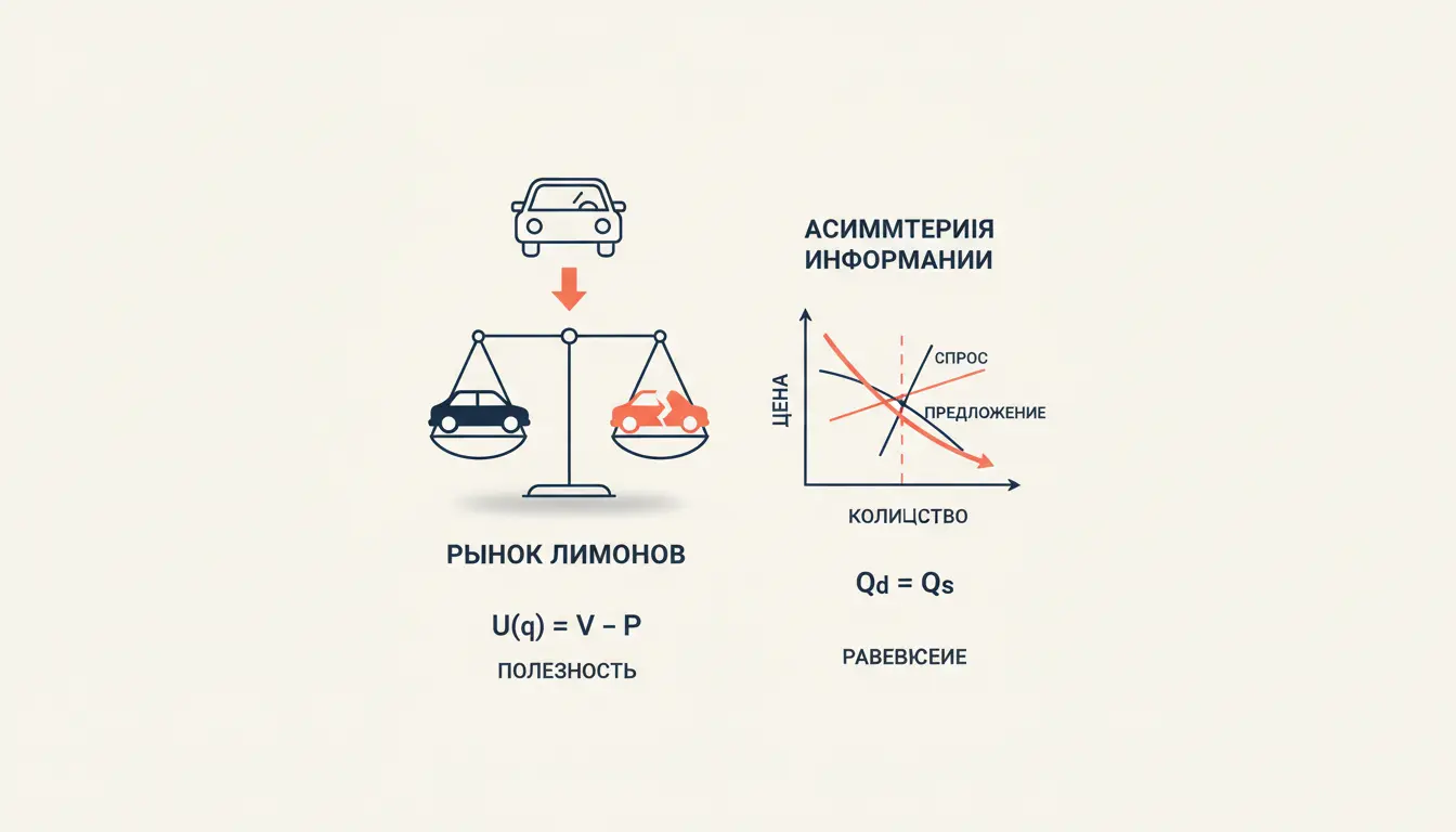 Рынок лимонов Акерлофа: асимметрия информации
