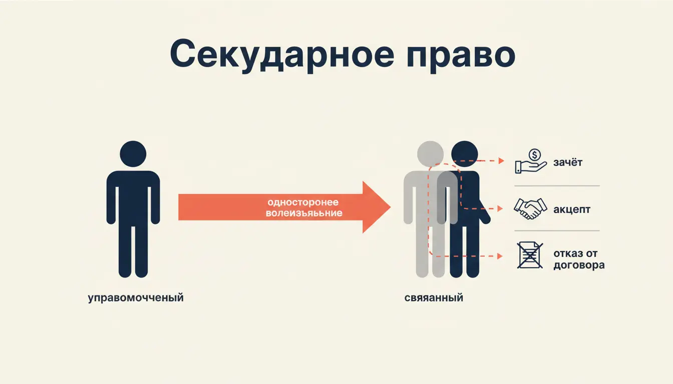 Секундарное право: природа и реализация в гражданском праве