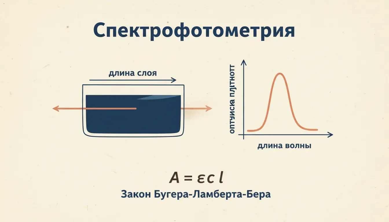 Спектрофотометрия: закон Бугера-Ламберта-Бера