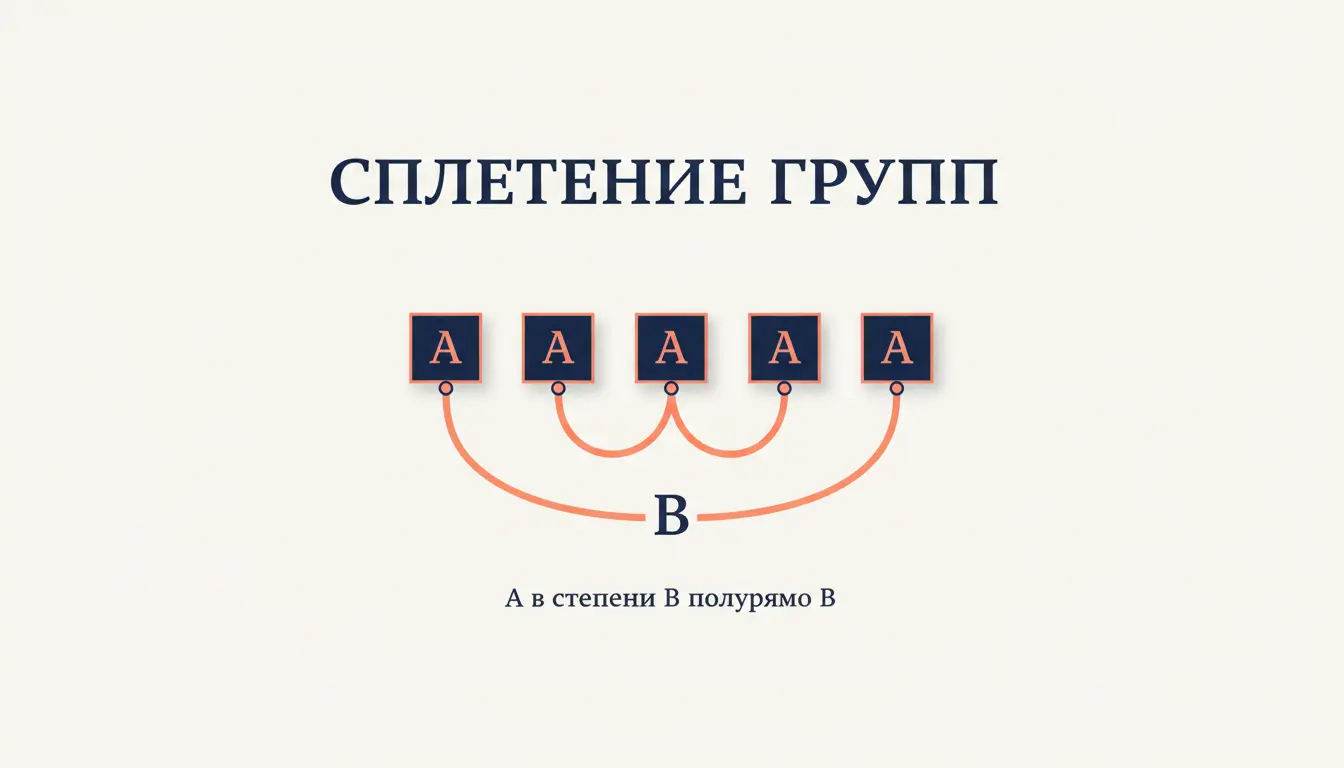 Сплетение групп: конструкция и силовские подгруппы